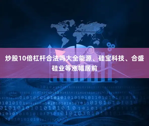 炒股10倍杠杆合法吗大全能源、硅宝科技、合盛硅业等涨幅居前